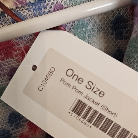 NWT Carla Giannini pom pom wool jacket - one size - Picture 9 of 14